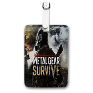 Onyourcases Metal Gear Survive Custom Luggage Tags Personalized Name Brand PU Leather Luggage Tag With Strap Awesome Baggage Hanging Suitcase Bag Tags Top Name ID Labels Travel Bag Accessories