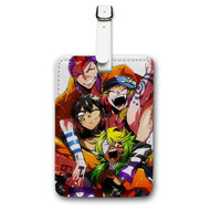 Onyourcases Nanbaka Anime Custom Luggage Tags Personalized Name Brand PU Leather Luggage Tag With Strap Awesome Baggage Hanging Suitcase Bag Tags Top Name ID Labels Travel Bag Accessories