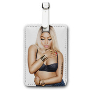 Onyourcases Nicki Minaj Custom Luggage Tags Personalized Name Brand PU Leather Luggage Tag With Strap Awesome Baggage Hanging Suitcase Bag Tags Top Name ID Labels Travel Bag Accessories