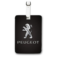 Onyourcases Peugeot Custom Luggage Tags Personalized Name Brand PU Leather Luggage Tag With Strap Awesome Baggage Hanging Suitcase Bag Tags Top Name ID Labels Travel Bag Accessories