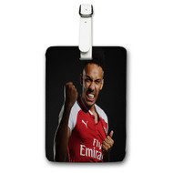 Onyourcases Pierre Emerick Aubameyang Custom Luggage Tags Personalized Name Brand PU Leather Luggage Tag With Strap Awesome Baggage Hanging Suitcase Bag Tags Top Name ID Labels Travel Bag Accessories