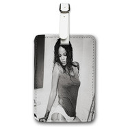 Onyourcases Rihanna 2 Custom Luggage Tags Personalized Name Brand PU Leather Luggage Tag With Strap Awesome Baggage Hanging Suitcase Bag Tags Top Name ID Labels Travel Bag Accessories