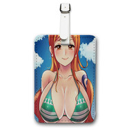 Onyourcases Sexy Nami One Piece Custom Luggage Tags Personalized Name Brand PU Leather Luggage Tag With Strap Awesome Baggage Hanging Suitcase Bag Tags Top Name ID Labels Travel Bag Accessories