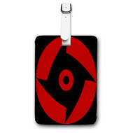 Onyourcases Shisui s Eternal Mangekyou Sharingan Custom Luggage Tags Personalized Name Brand PU Leather Luggage Tag With Strap Awesome Baggage Hanging Suitcase Bag Tags Top Name ID Labels Travel Bag Accessories