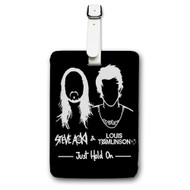 Onyourcases Steve Aoki and Louis Tomlinson Custom Luggage Tags Personalized Name Brand PU Leather Luggage Tag With Strap Awesome Baggage Hanging Suitcase Bag Tags Top Name ID Labels Travel Bag Accessories