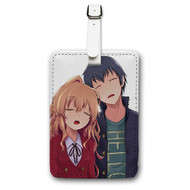 Onyourcases Toradora 2 Custom Luggage Tags Personalized Name Brand PU Leather Luggage Tag With Strap Awesome Baggage Hanging Suitcase Bag Tags Top Name ID Labels Travel Bag Accessories