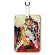 Onyourcases Twin Star Exorcists Custom Luggage Tags Personalized Name Brand PU Leather Luggage Tag With Strap Awesome Baggage Hanging Suitcase Bag Tags Top Name ID Labels Travel Bag Accessories