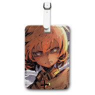 Onyourcases Youjo Senki Saga of Tanya the Evil Custom Luggage Tags Personalized Name Brand PU Leather Luggage Tag With Strap Awesome Baggage Hanging Suitcase Bag Tags Top Name ID Labels Travel Bag Accessories