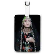 Onyourcases Yung Lean Custom Luggage Tags Personalized Name Brand PU Leather Luggage Tag With Strap Awesome Baggage Hanging Suitcase Bag Tags Top Name ID Labels Travel Bag Accessories