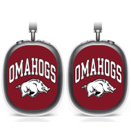 Onyourcases Arkansas Razorbacks Custom AirPods Max Case Cover Personalized Transparent TPU Shockproof Smart Protective Cover Shock-proof Dust-proof Slim Accessories Compatible with AirPods Max