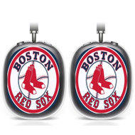 Onyourcases Boston Red Sox MLB Custom AirPods Max Case Cover Personalized Transparent TPU Shockproof Smart Protective Cover Shock-proof Dust-proof Slim Accessories Compatible with AirPods Max