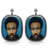 Onyourcases Childish Gambino Donald Glover Custom AirPods Max Case Cover Personalized Transparent TPU Shockproof Smart Protective Cover Shock-proof Dust-proof Slim Accessories Compatible with AirPods Max