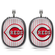 Onyourcases Cincinnati Reds MLB Custom AirPods Max Case Cover Personalized Transparent TPU Shockproof Smart Protective Cover Shock-proof Dust-proof Slim Accessories Compatible with AirPods Max