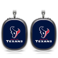 Onyourcases Houston Texans NFL Art Custom AirPods Max Case Cover Personalized Transparent TPU Shockproof Smart Protective Cover Shock-proof Dust-proof Slim Accessories Compatible with AirPods Max