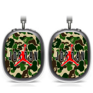 Onyourcases Jordan Camo Custom AirPods Max Case Cover Personalized Transparent TPU Shockproof Smart Protective Cover Shock-proof Dust-proof Slim Accessories Compatible with AirPods Max