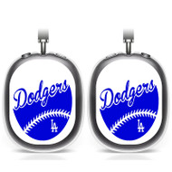 Onyourcases la dodgers Custom AirPods Max Case Cover Personalized Transparent TPU Shockproof Smart Protective Cover Shock-proof Dust-proof Slim Accessories Compatible with AirPods Max