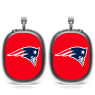 Onyourcases New England Patriots NFL Art Custom AirPods Max Case Cover Personalized Transparent TPU Shockproof Smart Protective Cover Shock-proof Dust-proof Slim Accessories Compatible with AirPods Max