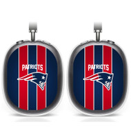 Onyourcases New England Patriots NFL Custom AirPods Max Case Cover Personalized Transparent TPU Shockproof Smart Protective Cover Shock-proof Dust-proof Slim Accessories Compatible with AirPods Max