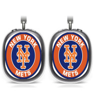 Onyourcases New York Mets MLB Custom AirPods Max Case Cover Personalized Transparent TPU Shockproof Smart Protective Cover Shock-proof Dust-proof Slim Accessories Compatible with AirPods Max