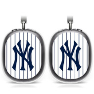 Onyourcases New York Yankees MLB Custom AirPods Max Case Cover Personalized Transparent TPU Shockproof Smart Protective Cover Shock-proof Dust-proof Slim Accessories Compatible with AirPods Max