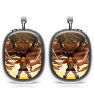 Onyourcases Attack on Titan Eren Yeager Custom AirPods Max Case Cover New Personalized Transparent TPU Shockproof Smart Protective Cover Shock-proof Dust-proof Slim Accessories Compatible with AirPods Max