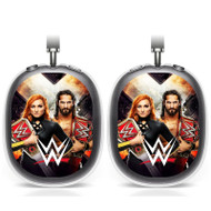 Onyourcases Becky Lynch Seth Rollins WWE Custom AirPods Max Case Cover New Personalized Transparent TPU Shockproof Smart Protective Cover Shock-proof Dust-proof Slim Accessories Compatible with AirPods Max