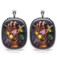 Onyourcases Infinity Gauntlet Thanos Avengers Custom AirPods Max Case Cover New Personalized Transparent TPU Shockproof Smart Protective Cover Shock-proof Dust-proof Slim Accessories Compatible with AirPods Max