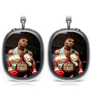 Onyourcases Mike Tyson Champion Boxer Belt Custom AirPods Max Case Cover New Personalized Transparent TPU Shockproof Smart Protective Cover Shock-proof Dust-proof Slim Accessories Compatible with AirPods Max