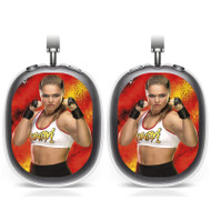 Onyourcases Ronda Rousey WWE Custom AirPods Max Case Cover New Personalized Transparent TPU Shockproof Smart Protective Cover Shock-proof Dust-proof Slim Accessories Compatible with AirPods Max