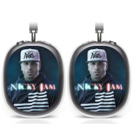 Onyourcases Nicky Jam Custom AirPods Max Case Cover Art Personalized Transparent TPU Shockproof Smart Protective Cover Shock-proof Dust-proof Slim Accessories Compatible with AirPods Max