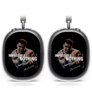 Onyourcases Muhammad Ali Motivational Quotes Custom AirPods Max Case Cover Personalized New Transparent TPU Shockproof Smart Protective Cover Shock-proof Dust-proof Slim Accessories Compatible with AirPods Max