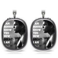 Onyourcases Muhammad Ali Quotes Custom AirPods Max Case Cover Personalized New Transparent TPU Shockproof Smart Protective Cover Shock-proof Dust-proof Slim Accessories Compatible with AirPods Max