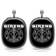 Onyourcases Sleeping With Sirens Flag Custom AirPods Max Case Cover Personalized New Transparent TPU Shockproof Smart Protective Cover Shock-proof Dust-proof Slim Accessories Compatible with AirPods Max