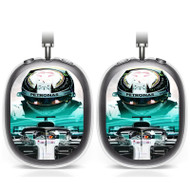 Onyourcases Lewis Hamilton Petronas Custom AirPods Max Case Cover Personalized Trend Transparent TPU Shockproof Smart Protective Cover Shock-proof Dust-proof Slim Accessories Compatible with AirPods Max