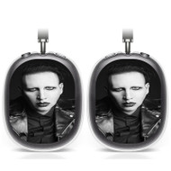 Onyourcases Marilyn Manson Custom AirPods Max Case Cover Personalized Trend Transparent TPU Shockproof Smart Protective Cover Shock-proof Dust-proof Slim Accessories Compatible with AirPods Max