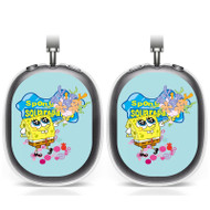 Onyourcases Spongebob Squarepants Custom AirPods Max Case Cover Personalized Trend Transparent TPU Shockproof Smart Protective Cover Shock-proof Dust-proof Slim Accessories Compatible with AirPods Max