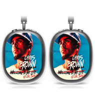 Onyourcases Welcome To My Life Chris Brown Custom AirPods Max Case Cover Personalized Trend Transparent TPU Shockproof Smart Protective Cover Shock-proof Dust-proof Slim Accessories Compatible with AirPods Max