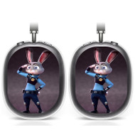 Onyourcases Zootopia Judy Hopps Disney Custom AirPods Max Case Cover Personalized Trend Transparent TPU Shockproof Smart Protective Cover Shock-proof Dust-proof Slim Accessories Compatible with AirPods Max