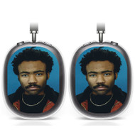 Onyourcases Childish Gambino Donald Glover Custom AirPods Max Case Cover Personalized Transparent TPU New Shockproof Smart Protective Cover Shock-proof Dust-proof Slim Accessories Compatible with AirPods Max