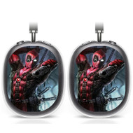 Onyourcases Deadpool Shoot Marvel Custom AirPods Max Case Cover Personalized Transparent TPU New Shockproof Smart Protective Cover Shock-proof Dust-proof Slim Accessories Compatible with AirPods Max