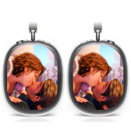 Onyourcases Disney Tangled Rapunzel and Flynn Kiss Custom AirPods Max Case Cover Personalized Transparent TPU New Shockproof Smart Protective Cover Shock-proof Dust-proof Slim Accessories Compatible with AirPods Max