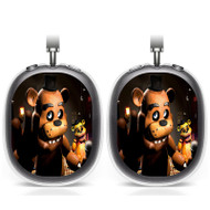 Onyourcases Freddy Fazbear Sing Five Nights at Freddy s Custom AirPods Max Case Cover Personalized Transparent TPU New Shockproof Smart Protective Cover Shock-proof Dust-proof Slim Accessories Compatible with AirPods Max