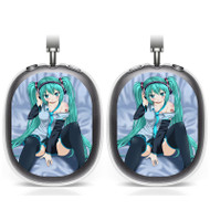 Onyourcases Hatsune Miku Sexy Custom AirPods Max Case Cover Personalized Transparent TPU New Shockproof Smart Protective Cover Shock-proof Dust-proof Slim Accessories Compatible with AirPods Max