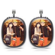 Onyourcases Naruto and Hinata Naruto Shippuden Custom AirPods Max Case Cover Personalized Transparent TPU New Shockproof Smart Protective Cover Shock-proof Dust-proof Slim Accessories Compatible with AirPods Max