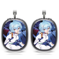 Onyourcases Rei Ayanami Neon Genesis Evangelion Custom AirPods Max Case Cover Personalized Transparent TPU New Shockproof Smart Protective Cover Shock-proof Dust-proof Slim Accessories Compatible with AirPods Max