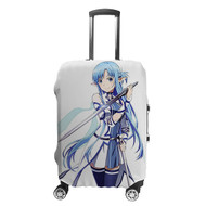 Onyourcases Asuna Sword Art Online Blue And White Custom Luggage Case Cover Suitcase Travel Trip Vacation Baggage Cover Protective Print