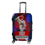 Onyourcases Mike Trout Custom Luggage Case Cover Suitcase Travel Trip Vacation Baggage Cover Protective Print