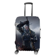 Onyourcases The Witcher 3 Wild Hunt Geralt Two Sword Custom Luggage Case Cover Suitcase Travel Trip Vacation Baggage Cover Protective Print