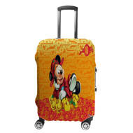 Onyourcases Mickey Mouse Desktop Wallpaper Custom Luggage Case Cover Top Suitcase Travel Trip Vacation Baggage Cover Protective Print