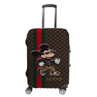 Onyourcases Mickey Mouse Gucci Wallpaper Custom Luggage Case Cover Top Suitcase Travel Trip Vacation Baggage Cover Protective Print